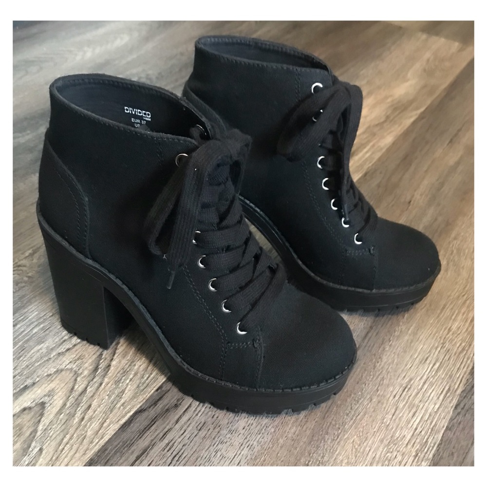 Black Platform Boots